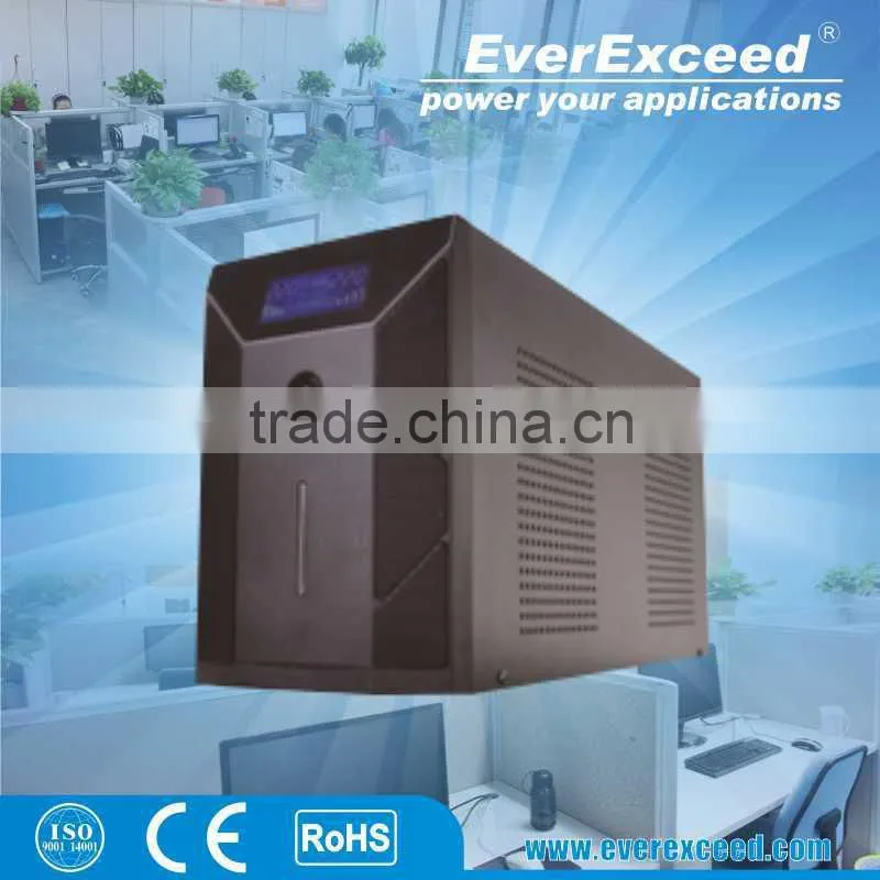EverExceed 720W uninterruptible power supply eco mini ups 12v for router with ISO/ CE/ RoHS Certificate for Small service center