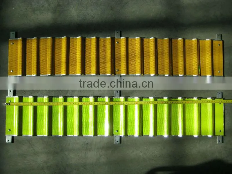 Manufacture road safety reflective PVC delineator post / traffic sign post