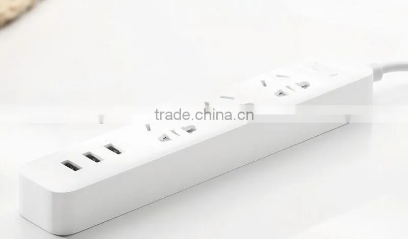 Original Xiaomi Powerstrip Outlet Socket 3 USB Standard Extension Socket Plug for Xiao mi patch board power strip
