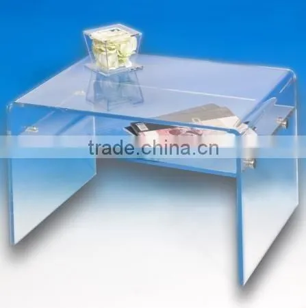 High Clear Acrylic Table For Home Decoration