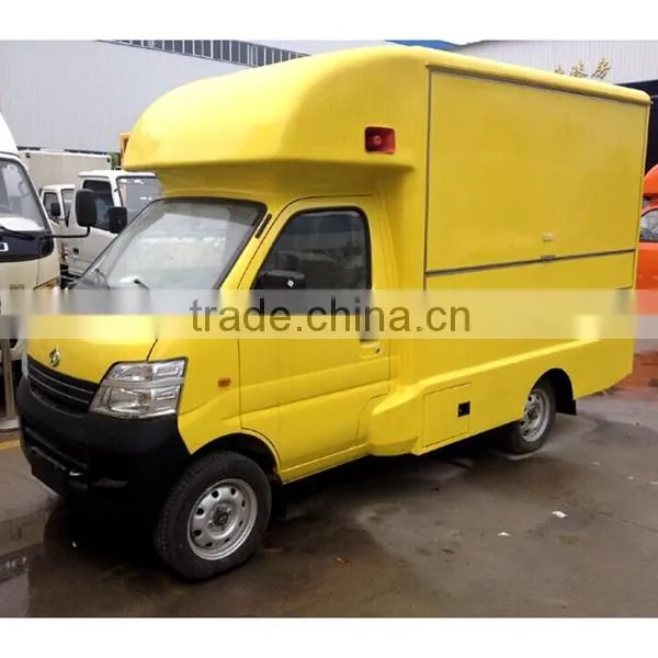 cheap sale green mobile fast food truck made in 2015, China