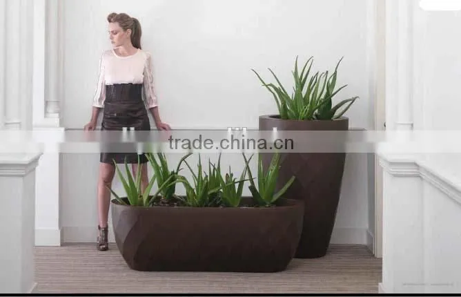 indoor and outdoor fiberglass flower pot