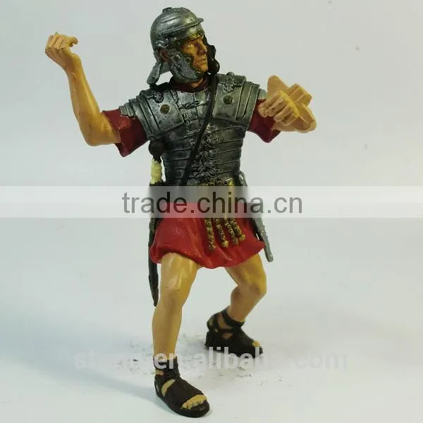 2014 Hot Sale Custom Plastic Toy Action Figure.With Metal Efects Color.