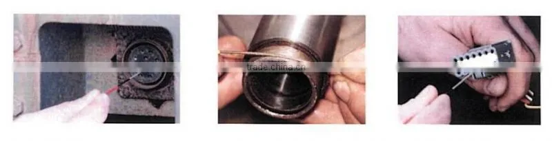 electroplated diamond needle files set three square file