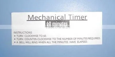 Stainless steel 60 minutes loud kitchen timer