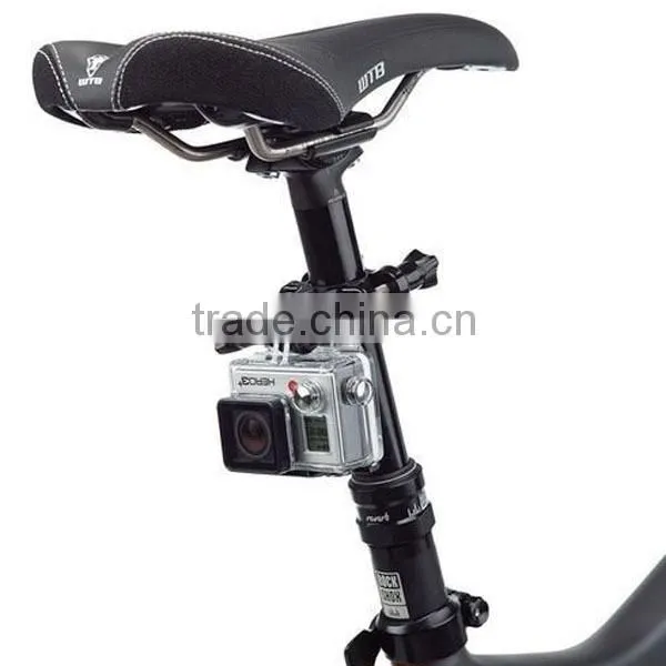 Bike Handlebar Roll Bar Seatpost Pole Mount Holder Handlebar Mount for GoPro Hero 4/3+/3
