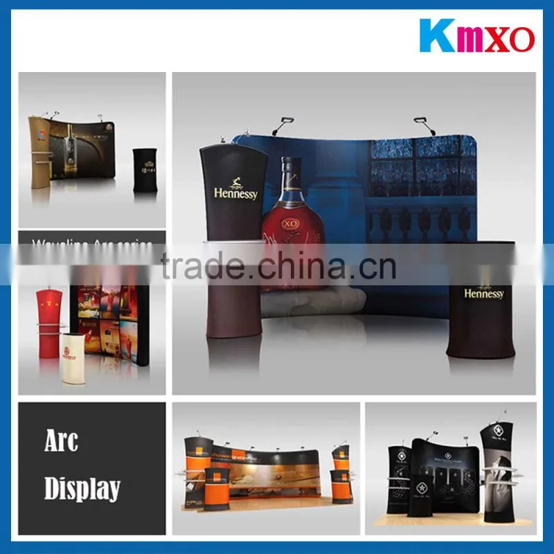 hot sale tension fabric banner stand/exhibition booth banner stand
