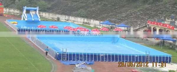 European standard good quality outdoor metal frame pool,Above Ground Swimming Pool