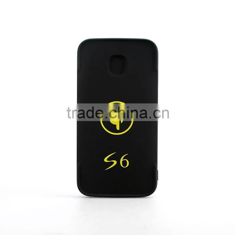 2016 trending products customized logo portable 6000mah power bank wireless charger for Iphone