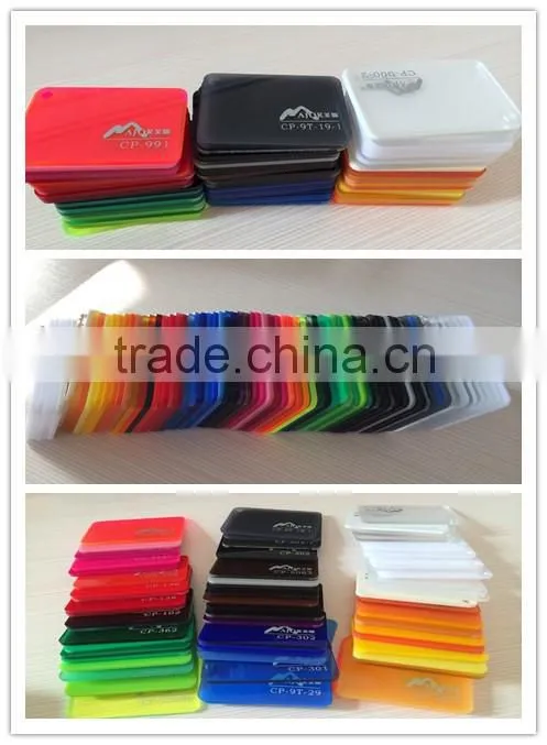 high quality colored acrylic plastic sheet for windows
