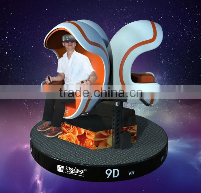 Super quality 360 degree Dynamic virtual 9D Egg Cinema for Amusement Park simulator