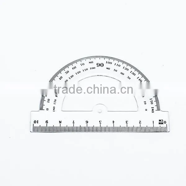 Factory Sale 20cm Geometric Triangle Protractor Plastic Ruler Set In Stock