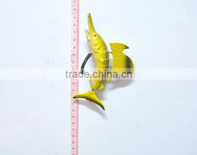 4 inch Handmade Plastic Tropical Fish Fridge Magnet