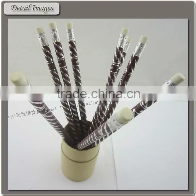 School HB Pencil With Eraser Heat Transfer Printing