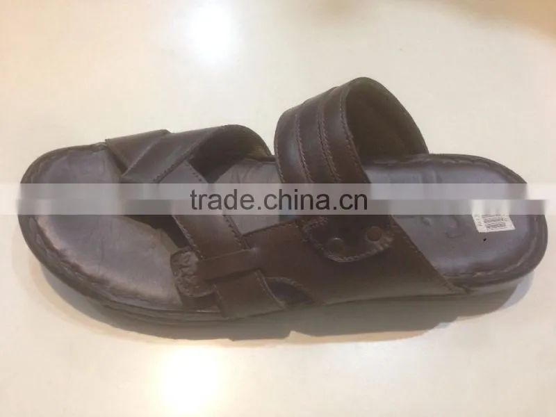 Manufacturers Leather Sandal Men Flip Flop