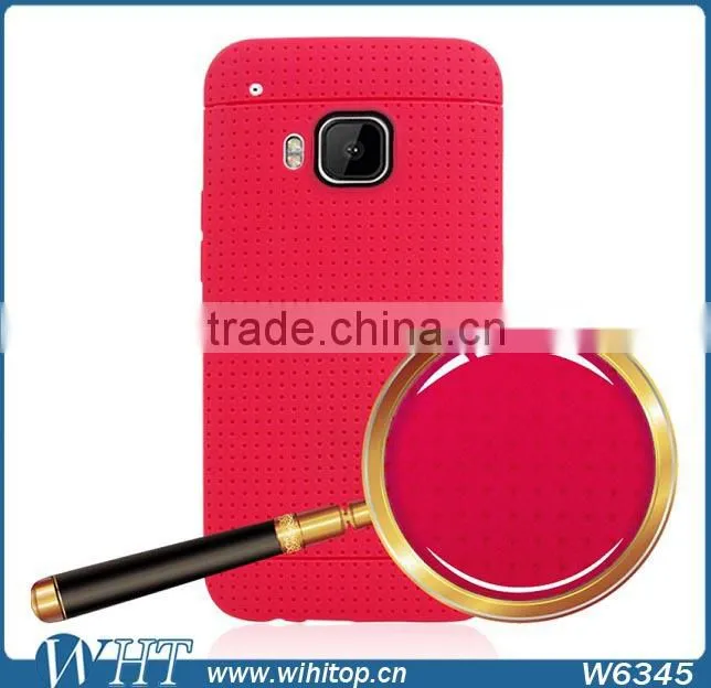 The Newest Design Silicon With Honeycomb Case for HTC One M9 Wholesale Price