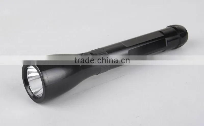 JD-323 D2 LED Aluminium rechargeable high power sanford torch / flashlight black