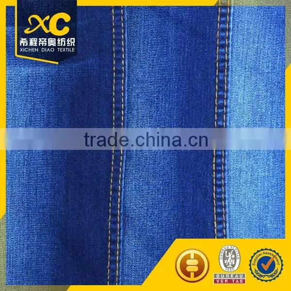 Free samples cotton OE yarn indigo denim fabric