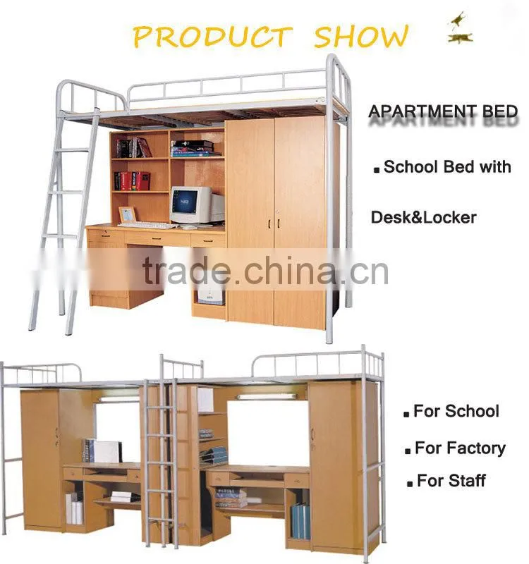 High Quality ordinary divided metal bunk bed with cheap price China supplier steel bunk bed new design metal bunk bed prices