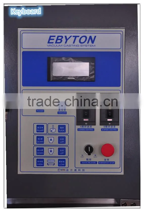 vacuum casting machine for plastic pu products making