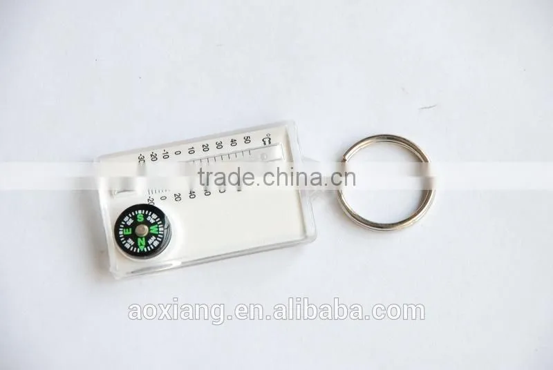 keychain compass thermometer,digital altimeter compass barometer thermometer