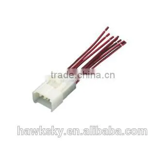 Full assembled waterproof connector with wiring harness for outdoor equipments