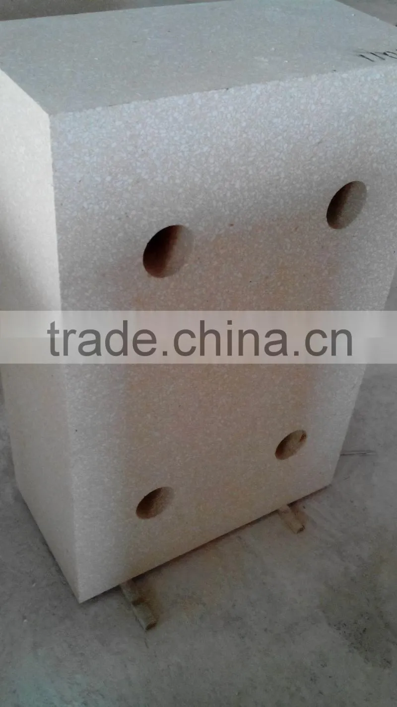 glass melting furnaces used tin bath brick perforated clay brick refractory brick factory