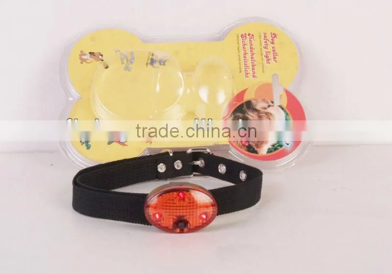 safe lighting pet collar