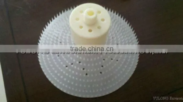 Swirl air diffuser for waste water treatment