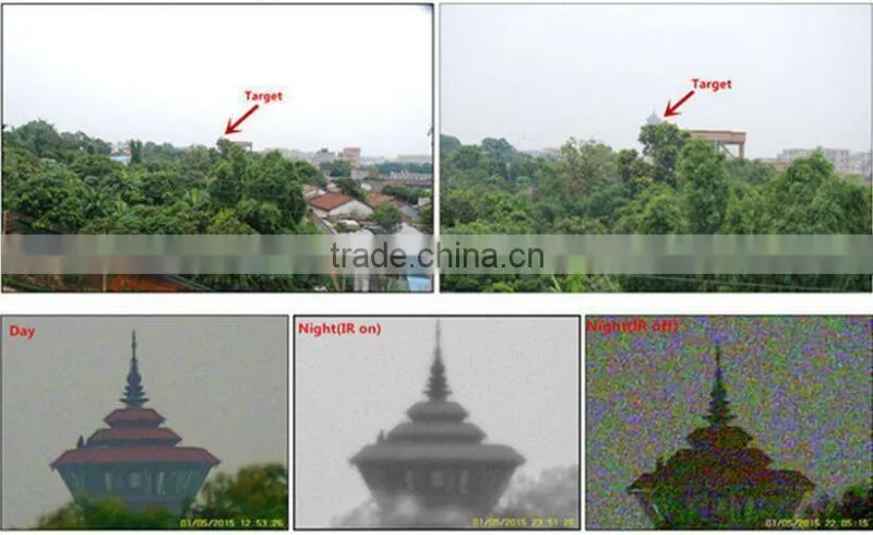 720P Infrared Night Vision IR Monocular Telescope 6X50 Zoom Record DVR