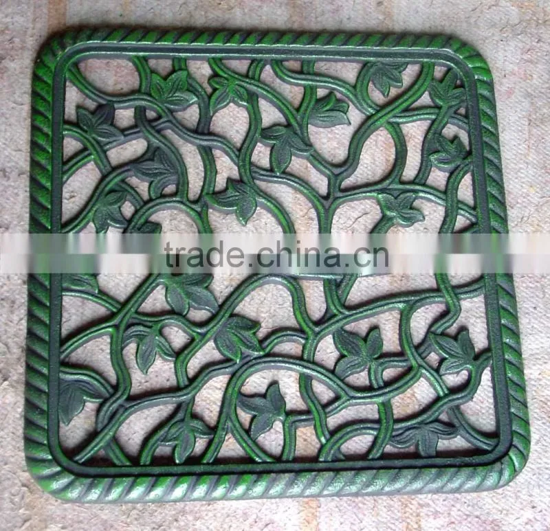 ourdoor decorative doormat cast iron