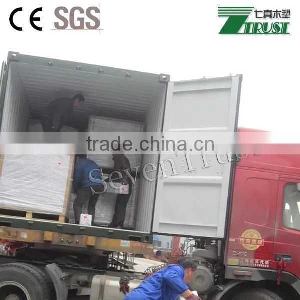 WPC composite materials Co- extrusion decking size:142*22.5mm
