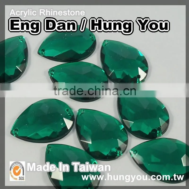 Drop Shaped Sew On Rhinestones