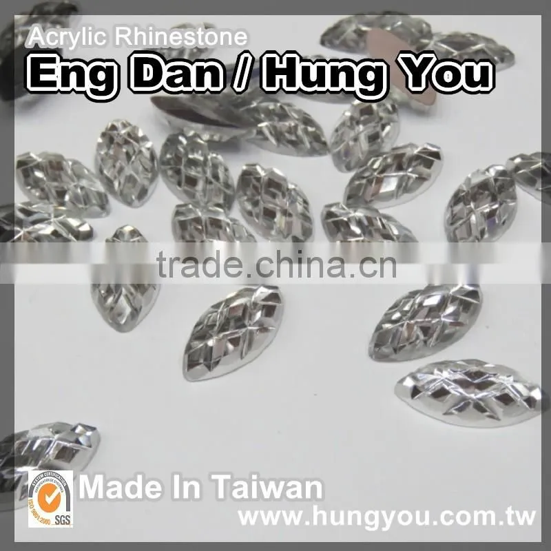 Unique design transparent color rhinestone for clothes