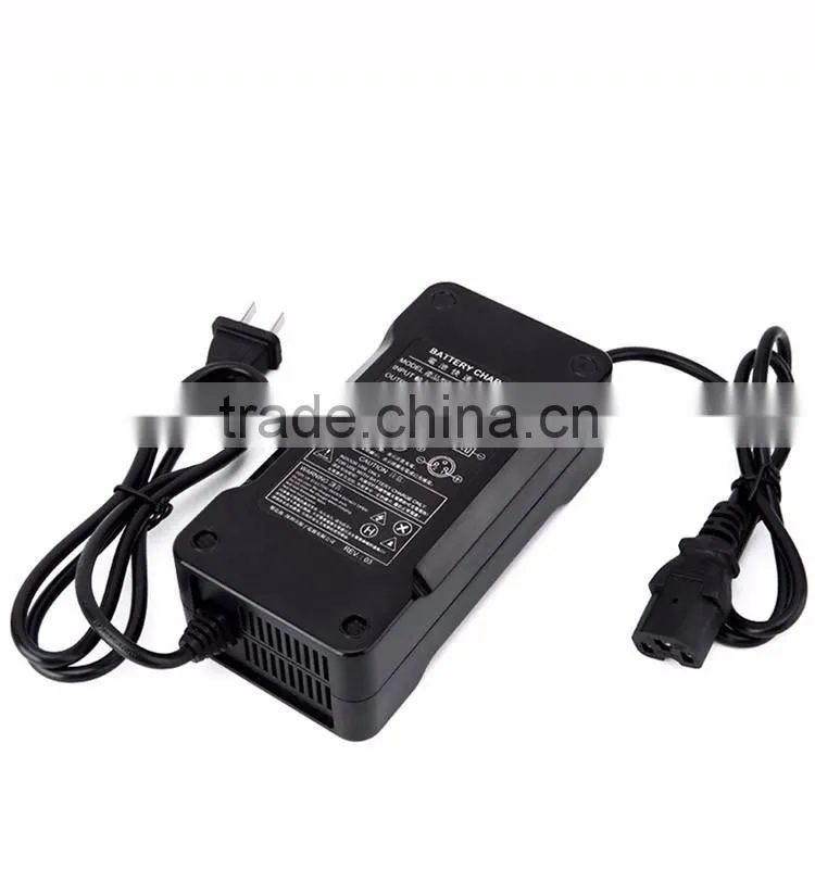 ROHS CE 54.6V 3A 2A Lithium Battery Charger Electric Scooter Car 48V Batteries