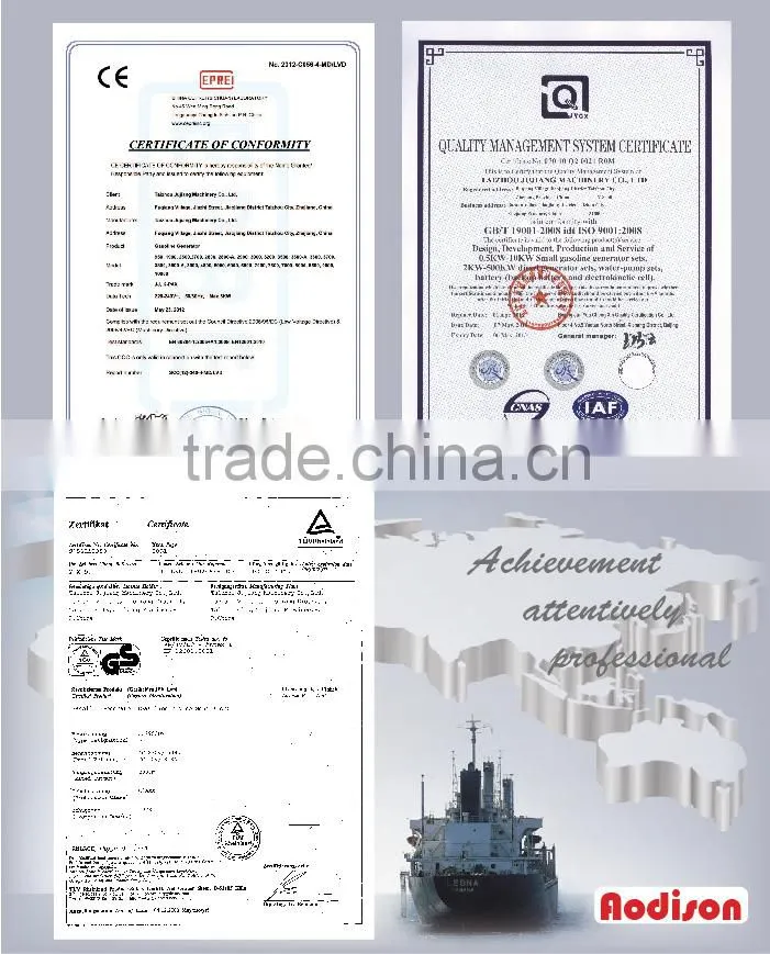 2 inch 50mm Aodisen GP80, 168F 5.5hp GX160 honda engine, 163cc, hand start, home use, portable small gasoline water pump