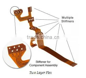 Flexible pcb strip for LED lighting