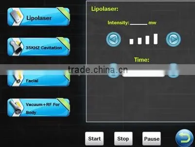 lipolaser cavi slim ultrasonic vacuum cavitation machine 2014