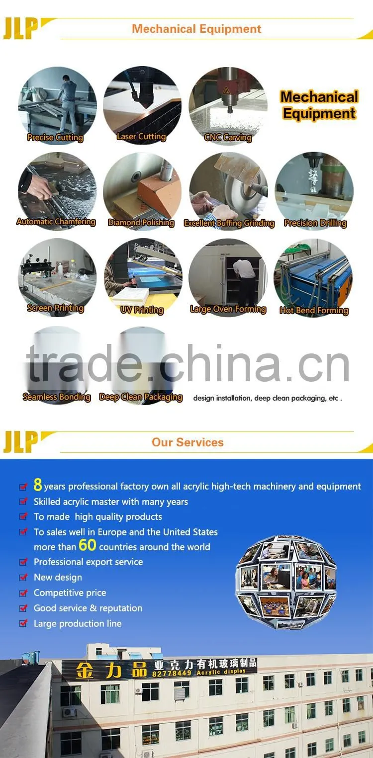 Clear acrylic bottle display led acrylic bottle display