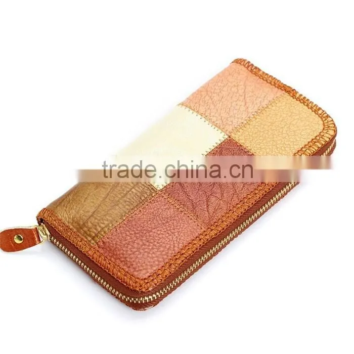 2016 Women Brand Long Wallet Genuine Leather Clutch Coin Hand Purse