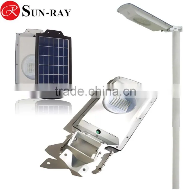 cheap solar path lights of 8w solar panel integrated design outdoor solar lights with pir motion sensor