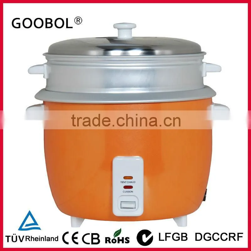 2.8L Small Drum Rice Cooker With Orange Color Shell