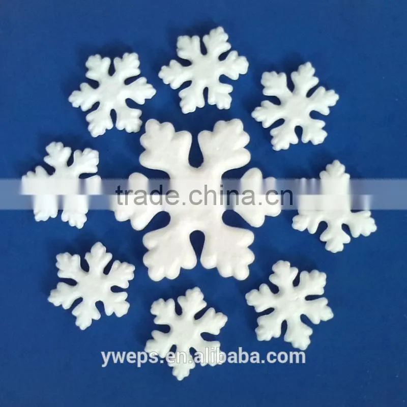 YIWU All size polystyrene snowflake for christmas ornament