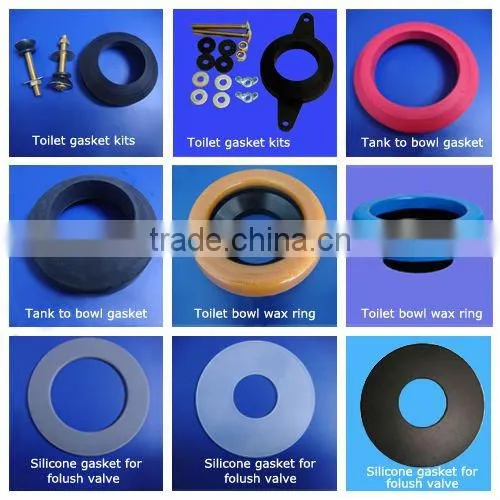 Toilet rubber gasket kits
