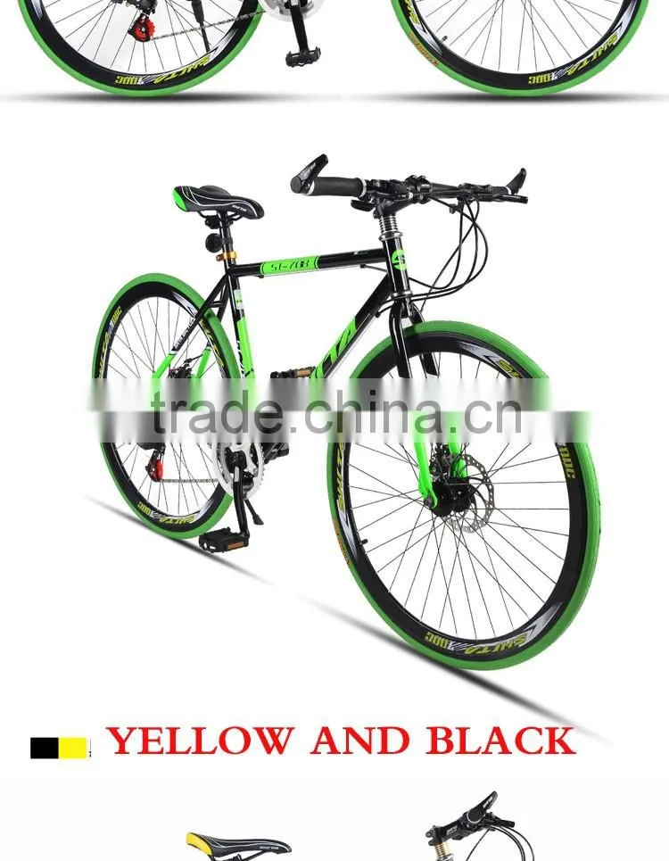Pu Hong 2016 newest wholesale gravel bicycle 700C wheels aluminum alloy 27 speed gravel bike