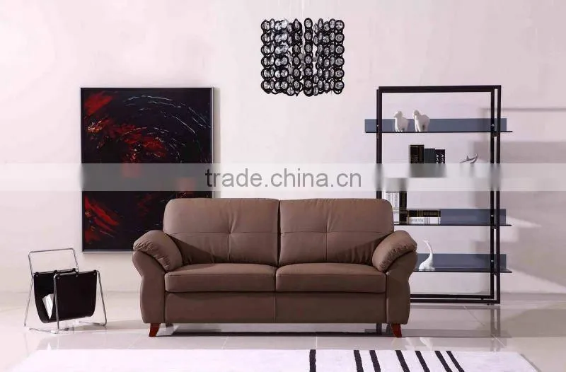 2015 Vintage Leather Sofa, Genuine Leather Sofa Set, Knock Down Sofa