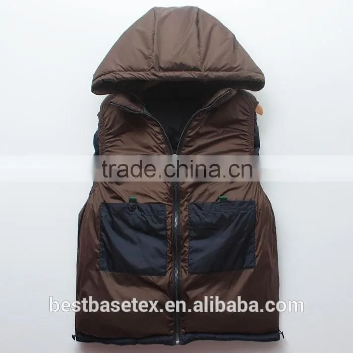Mens down vest