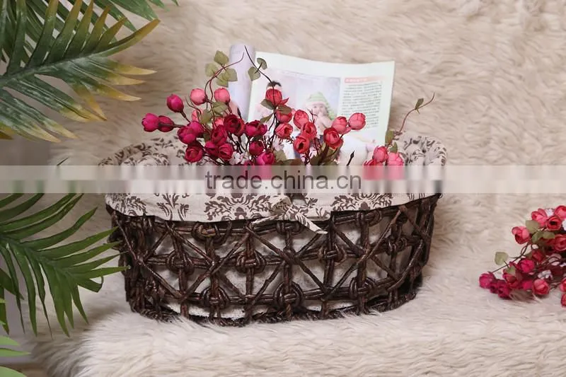 7 hand woven - pastoral style - straw - Storage Basket - Storage Basket - water basket - sundry basket - woven baskets