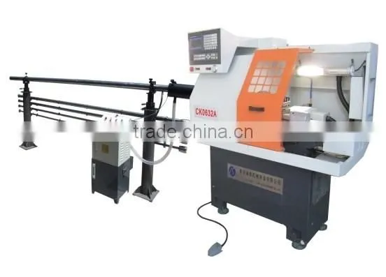 CNC micro lathe machine Price and Specification CK0632A with auto feeder