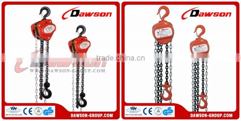 Qingdao Dawson 2 ton capacity manual chain block